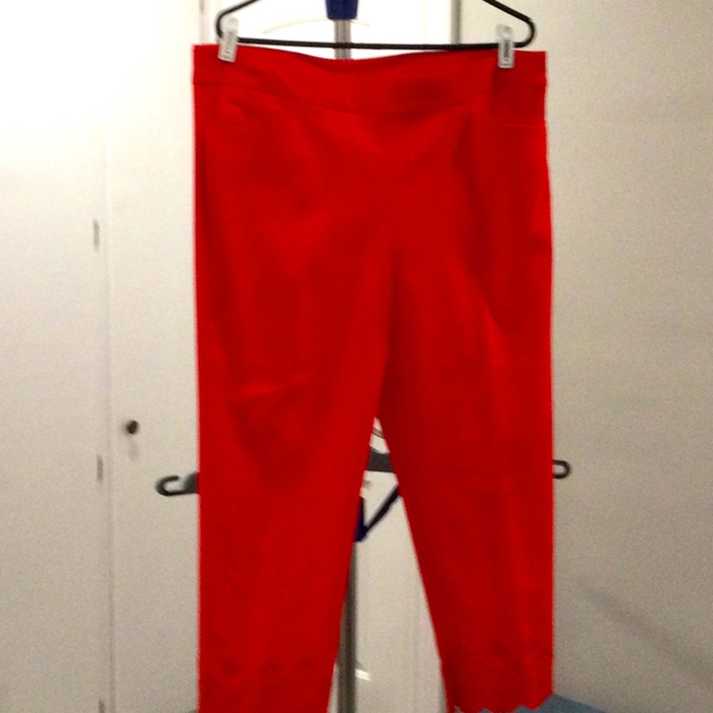 Chico’s Women's Red Pants